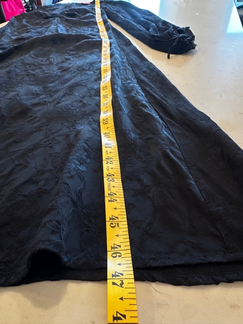 STAUD Black Silk Midi Dress Size 4 - Picture 10 of 10